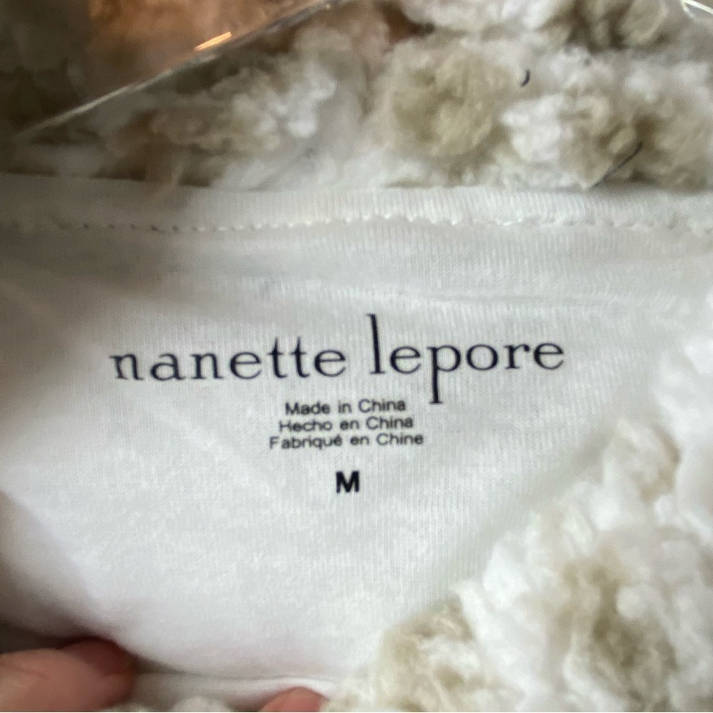Nanette Lepore Play Snow Bunny Sherpa Fleece - Picture 10 of 11